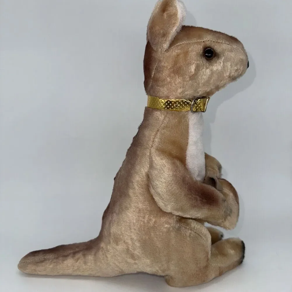 Vintage Knickerbocker Toy Co Kangaroo & Baby Joey 11